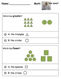Math Worksheets: How Many? w/ ASL support