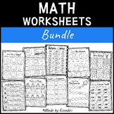 Math Worksheets | BUNDLE