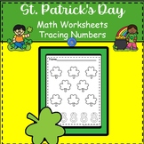 Math-Worksheets-Tracing-Numbers-for St. Patrick's Day