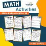 Math Worksheets and Centers | Addition & Subtraction Withi