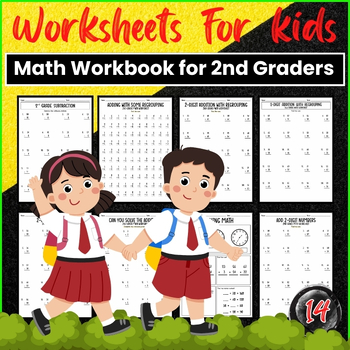 Preview of Math Worksheets for 2nd Graders Printable