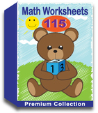 Math Worksheets for Kindergarten (115 Worksheets) No Prep