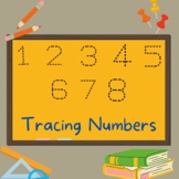 Math Worksheets for learning numbers ( trace and fill the 