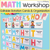 Math Bulletin Board & Math Stations - Guided Math Center R
