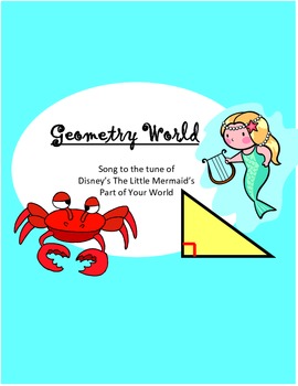 Preview of Math World:  Geometry song to the tune of Part of Your World