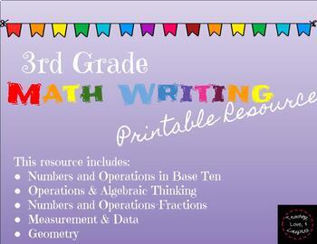 Preview of Math Writing FULL YEAR (Print & Online Interactive Versions--Distance Learning)