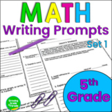 5th Grade Math Writing Prompts