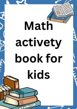 Preview of Math activety book for kids