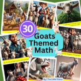 Math activity| 30 Goats Themed Math word Problems 