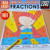 Math and Colors – Fractions - FREE VERSION - NO2 - Common 
