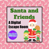 Math and ELA Digital Escape Room: Santa and Friends
