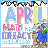 Math and Literacy Activities Bundle for April
