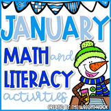 Math and Literacy Activities Bundle for January