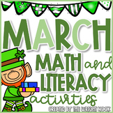 Math and Literacy Activities Bundle for March