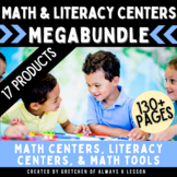 Math and Literacy Center MEGA BUNDLE