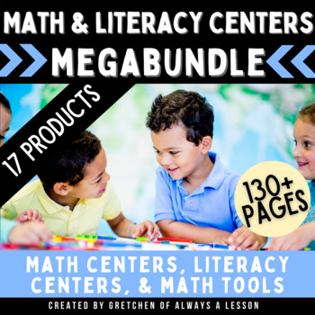 Preview of Math and Literacy Center MEGA BUNDLE