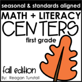 Math and Literacy Centers Fall First Grade