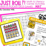 End of the Year and Summer Math and Literacy Pocket Dice C