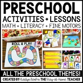 Math and Literacy Preschool Centers YEAR BUNDLE