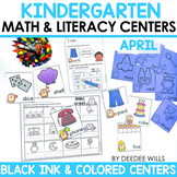 Spring Math Centers & Literacy Centers for Kindergarten Ap