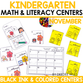 Kindergarten Math Centers and Literacy Centers - Fall  & S