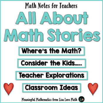 Preview of Math and Literacy | Teacher Math Notes | FREE!