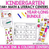 144+ Kindergarten Centers: Themed Math & Literacy Centers 