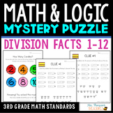 Math and Logic Mystery Puzzle - Division Facts 1-12