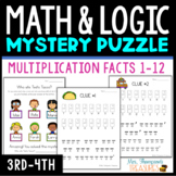 Math and Logic Mystery Puzzles - Multiplication Facts 1-12