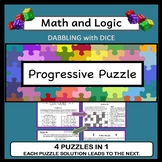 Math and Logic Progressive Puzzle: Dabbling With Dice