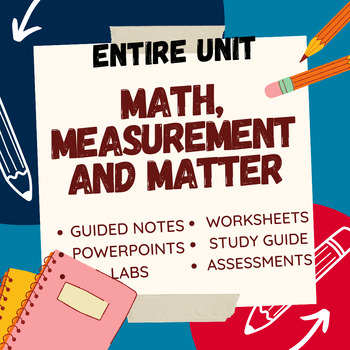 Preview of Math and Measurement (Bundle Unit- Guided Notes with Aligned Powerpoints)