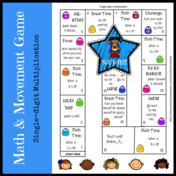 Math Games Single Digit Multiplication | Distance Learning By Sandra Balisky