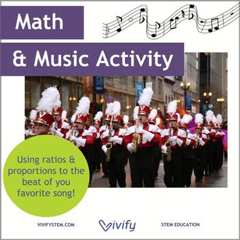 Preview of Math and Music Activity/Project: Fractions and Ratios