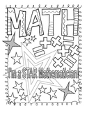 Math and Reading Doodle Coloring Pages