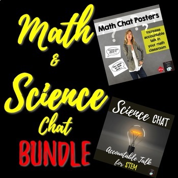 Preview of Math and Science Chat  BUNDLE