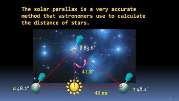 Preview of Introduction to Trigonometry - Finding the Solar Parallax