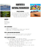 Math and Science Research Project (Natural Resources, Mult