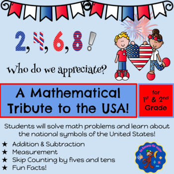 Preview of Math and United States Symbols (addition, subtraction, skip counting)