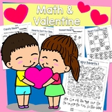 Math and Valentine's Worksheets for Pre-K and Kindergarten