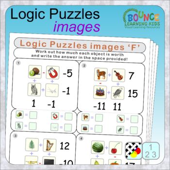 Preview of Logic Puzzles images (Mixed operator logic sums distance learning)