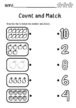 Preview of Math counting and writing