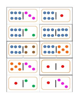 Preview of Math dominos