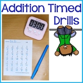 Math facts, Addition, Timed Drills