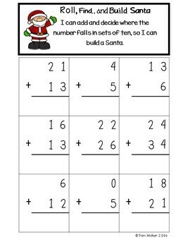 Math for Christmas for 1st and 2nd Grade | Distance Learning | TpT