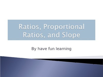 Preview of Math, Differentiated - Rate, Slope  Special Ed, ESL, Mainstream, Low Literacy