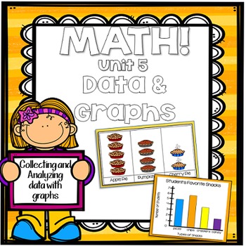 Preview of Math for First Grade! Unit 5: Data and Graphs