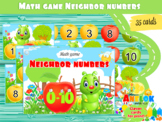 Math game "Neighbor numbers"