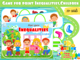 Math game for print "Inequalities.Children"