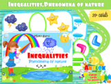 Math game for print "Inequalities.Phenomena of nature"