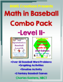 Math in Baseball-Level II: Word Problems & Fantasy Basebal